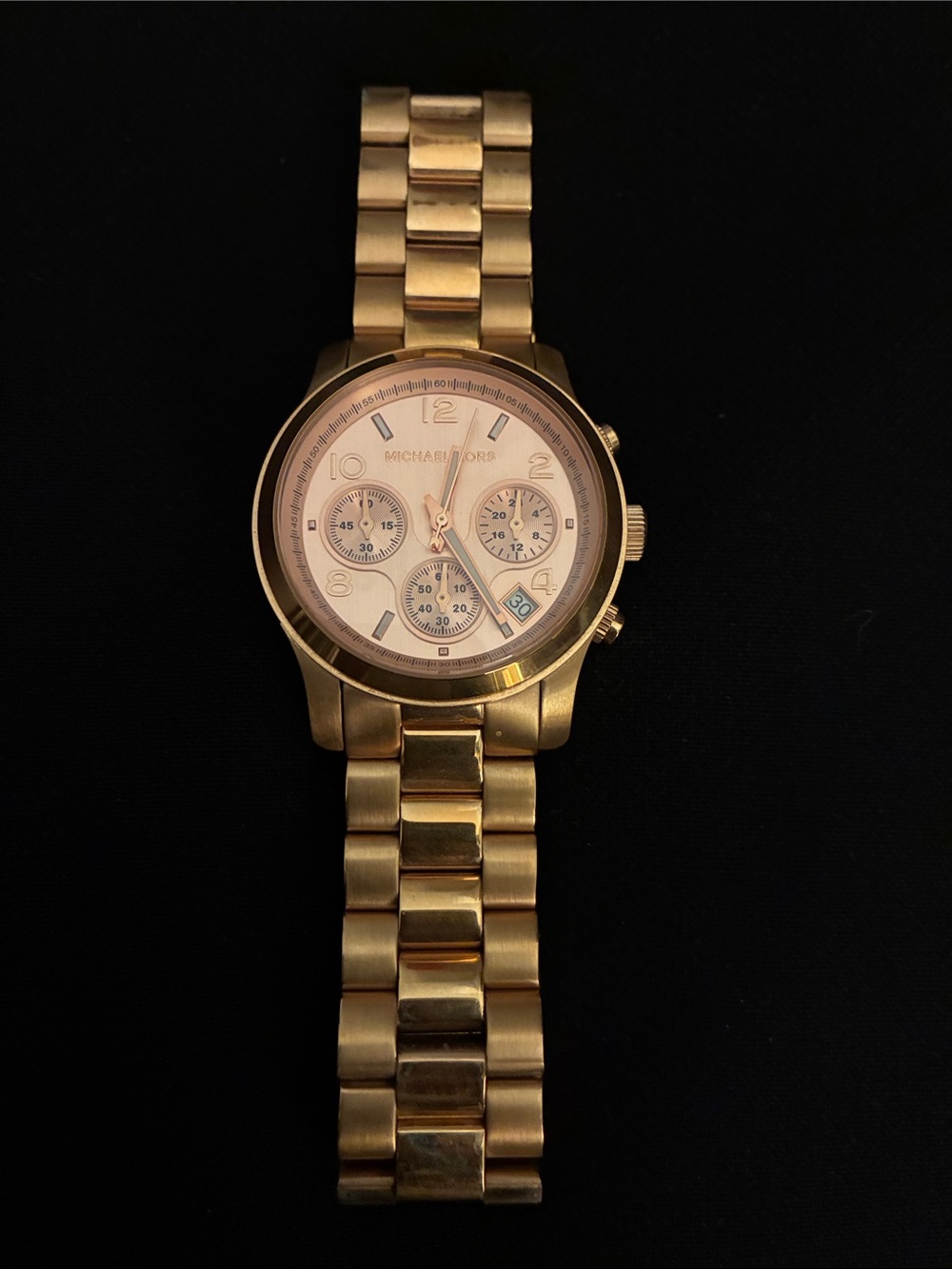 Michael Kors Rose Gold Chronograph Bracelet Watch